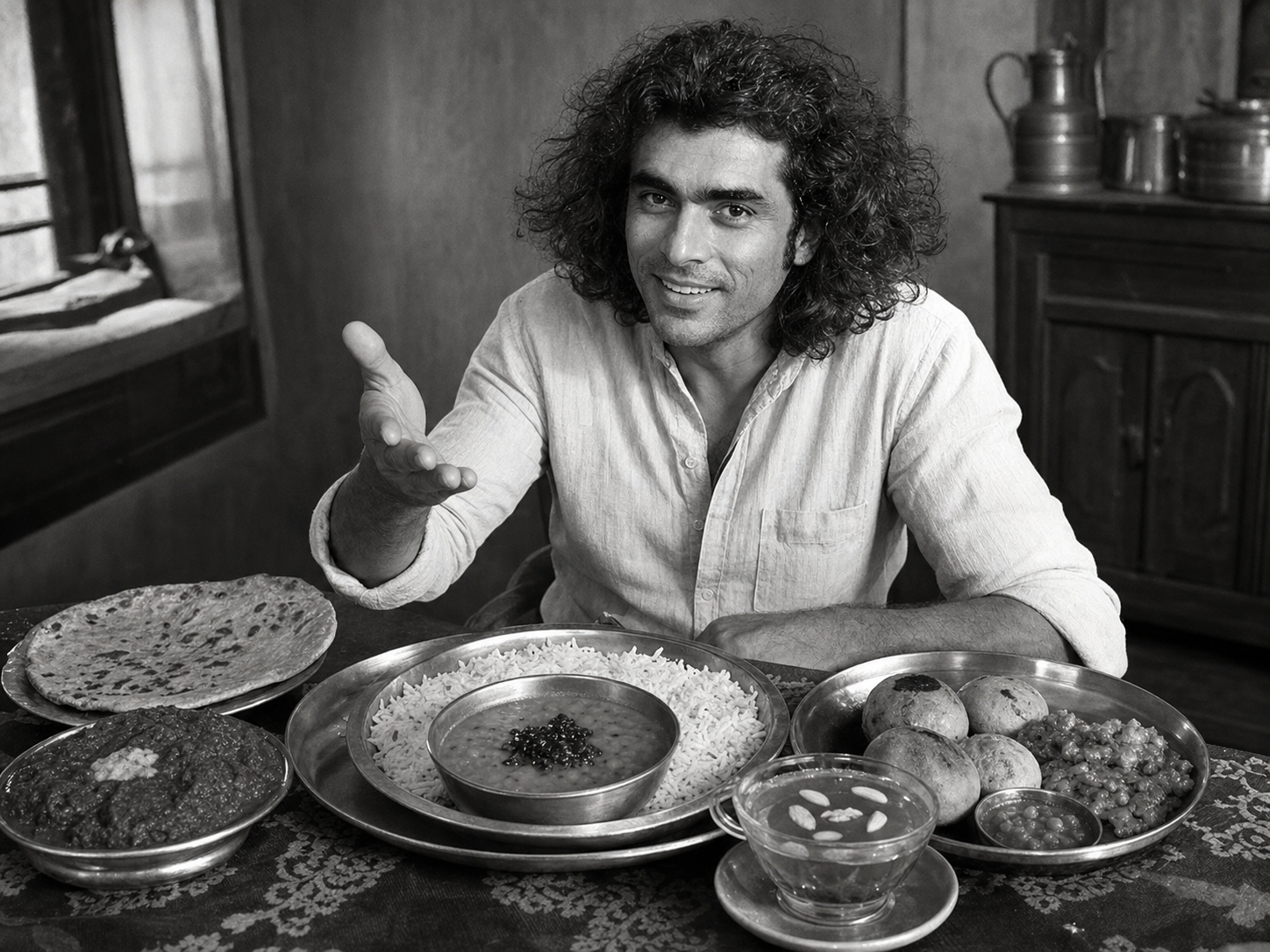 Imtiaz Ali à table