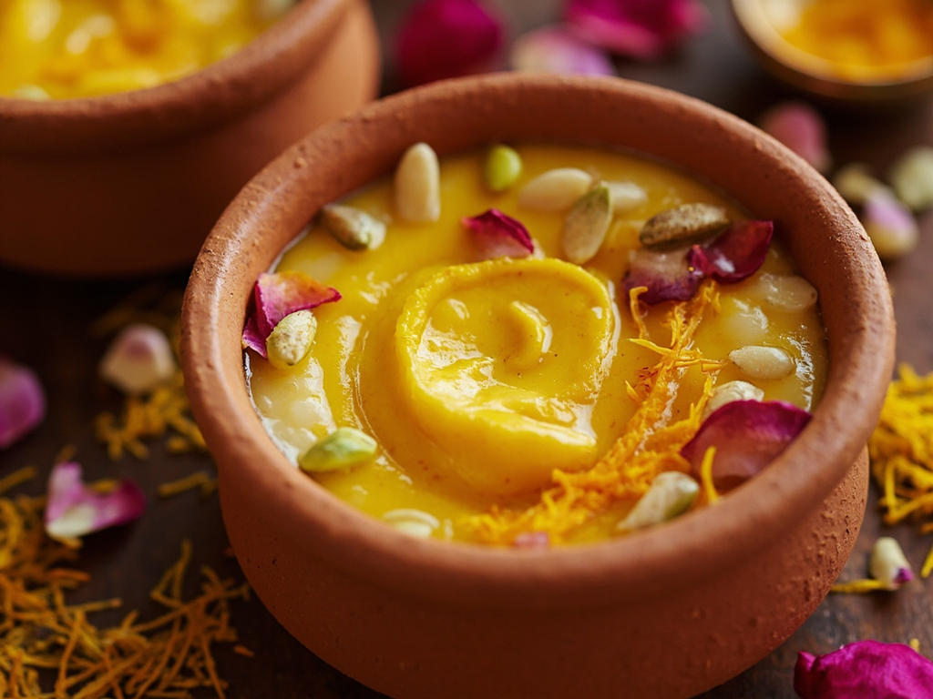 Phirni au safran
