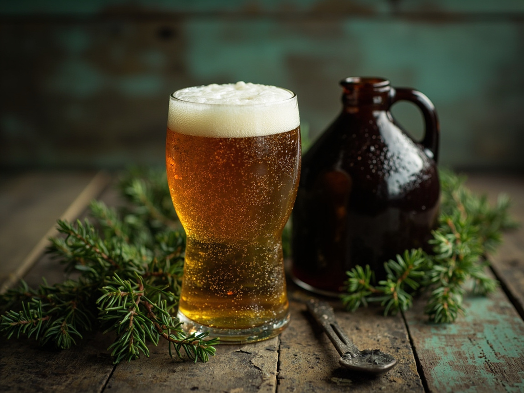 Bière d'épinette de Dusky Sound