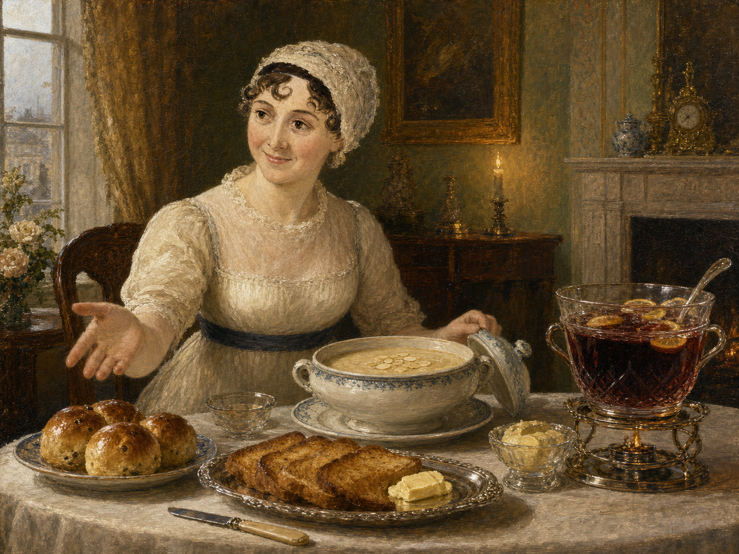 Jane Austen at the table