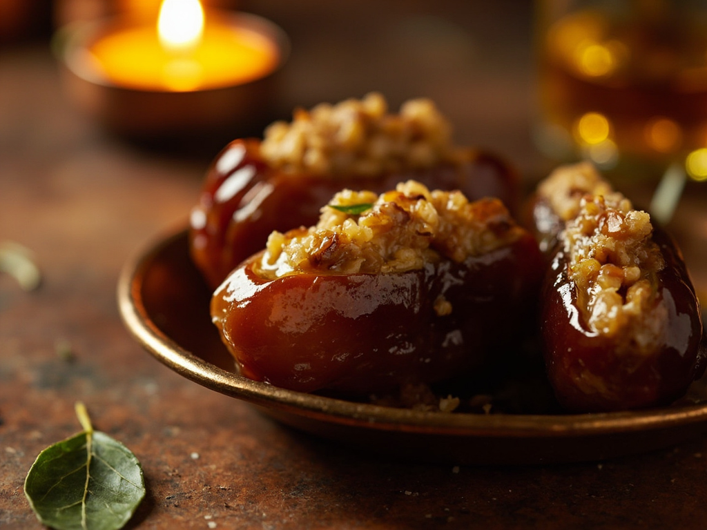 Dulcia domestica — New Year stuffed dates