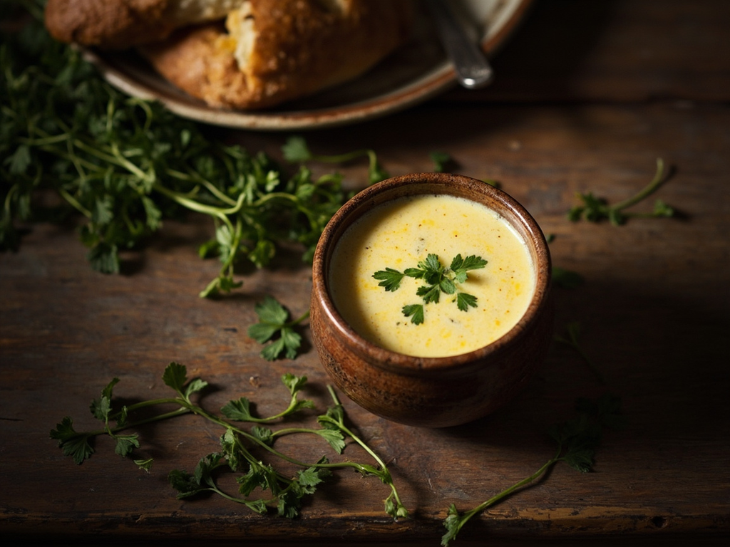 Panade aux herbes du potager