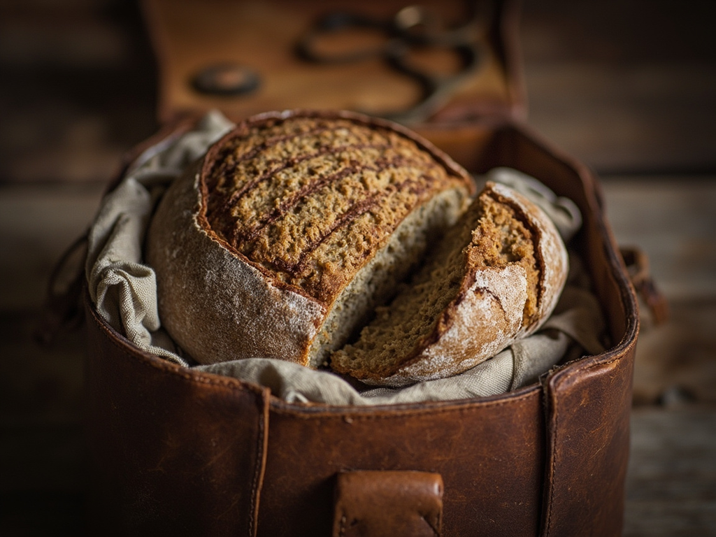 Traveler's Dark Bread with Fava Bean Flour