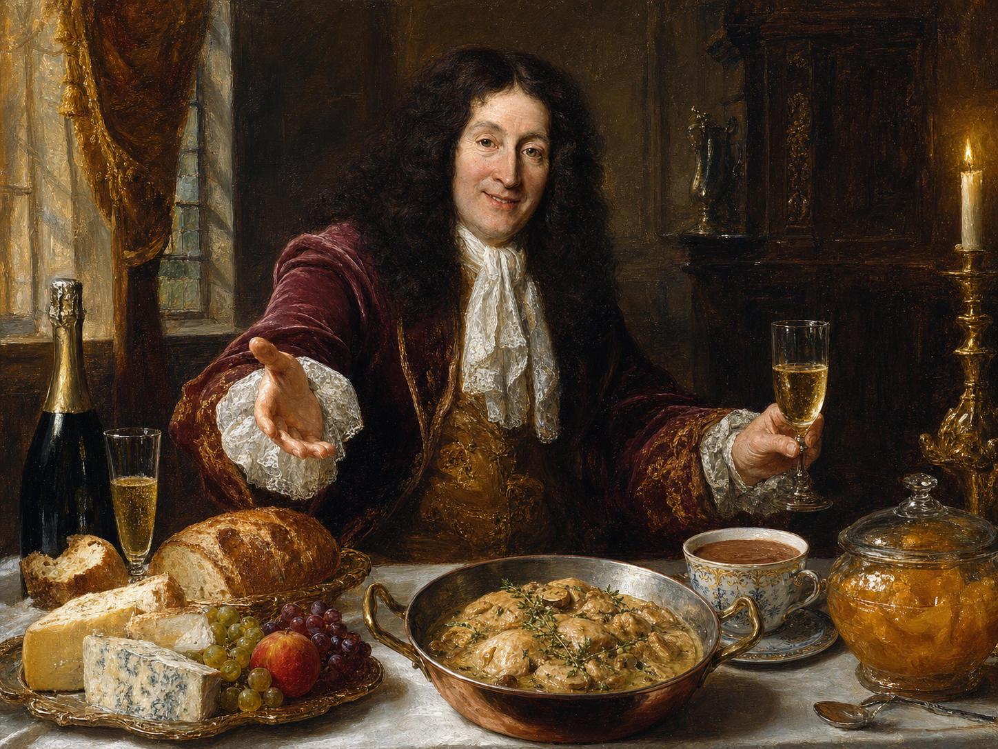 Jean de La Fontaine à table