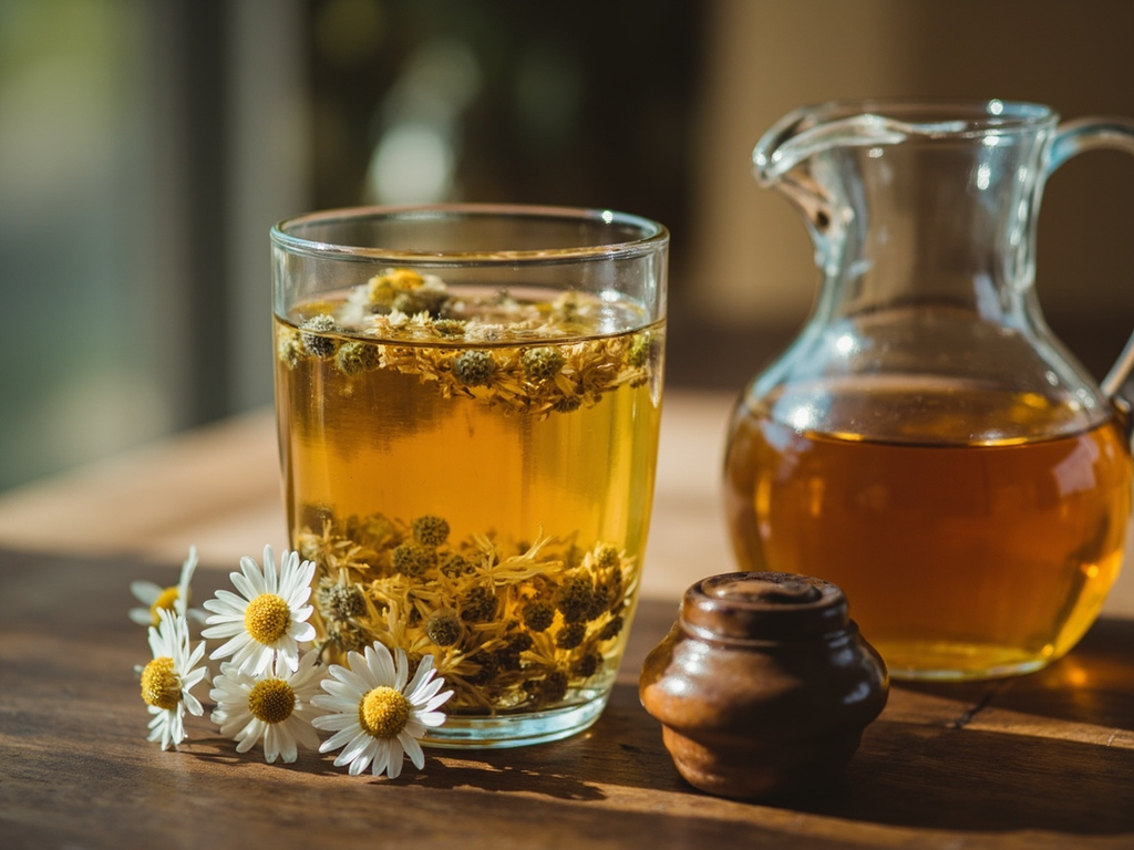 Tisane de fleurs et de simples