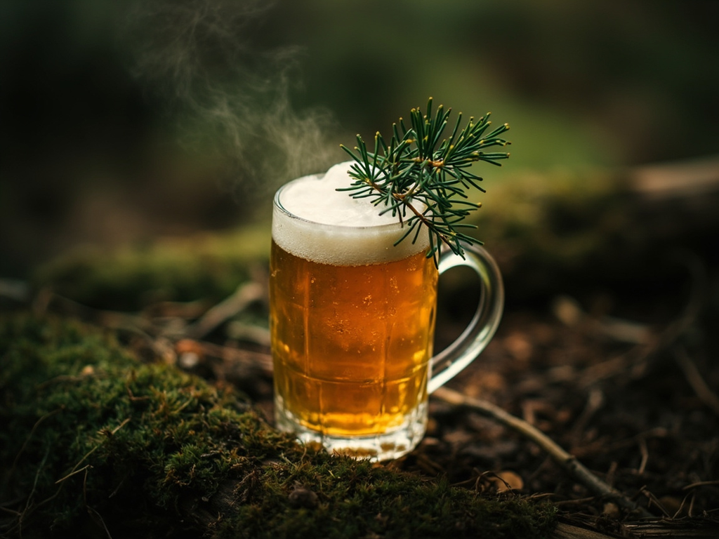 La bière d'épinette de relâche, décoction antiscorbutique