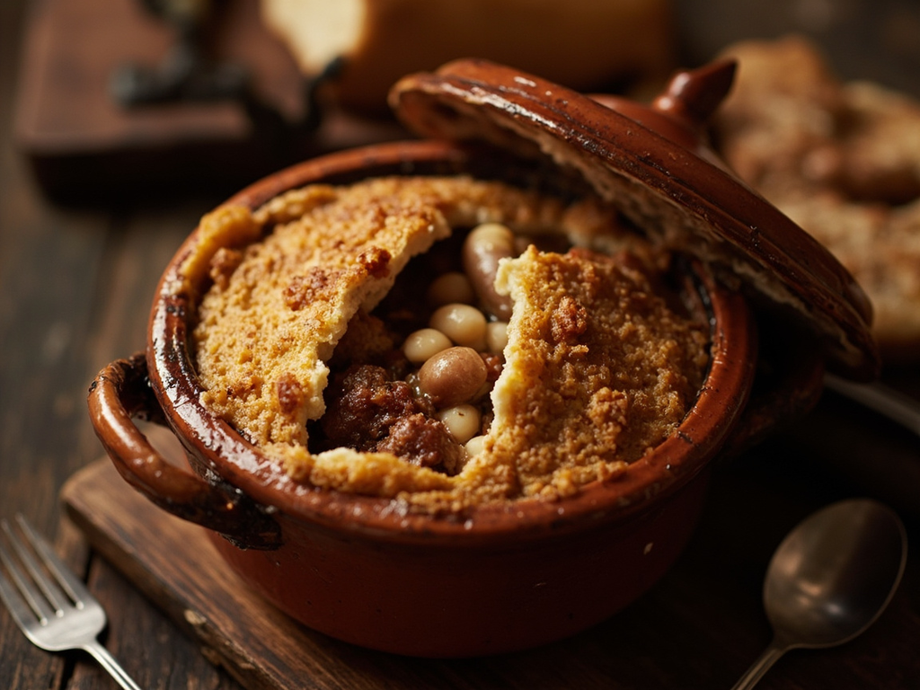 Cassoulet de Toulouse aux haricots et au confit