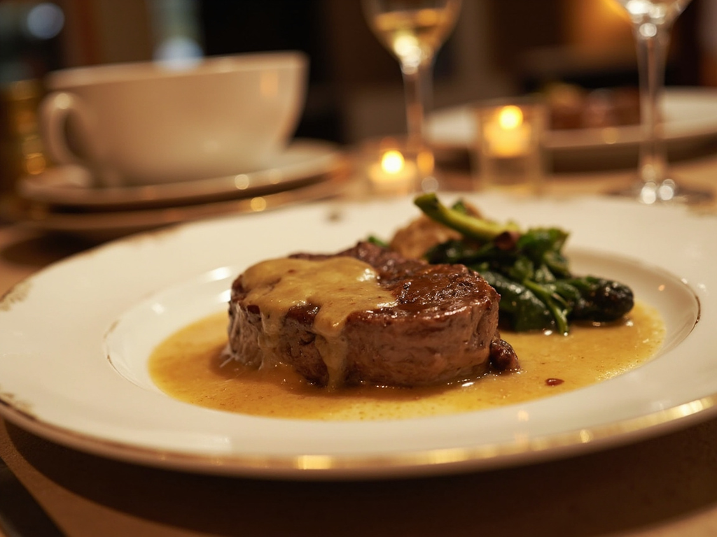 Filet de bœuf flambé au cognac