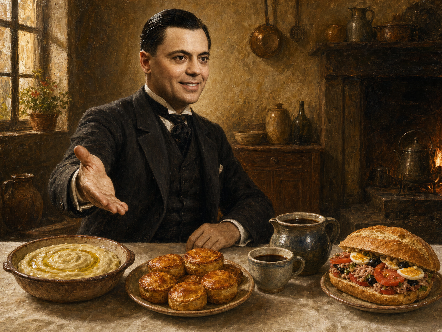 Jean Moulin à table