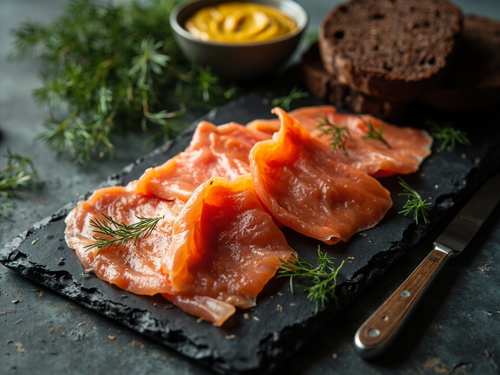 Graavilohi — le saumon mariné à l'aneth