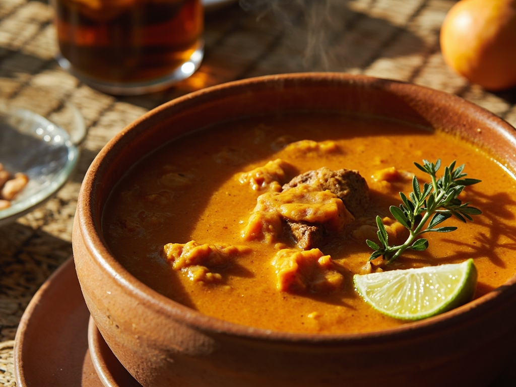 Calabaza Squash Soup from the Islands