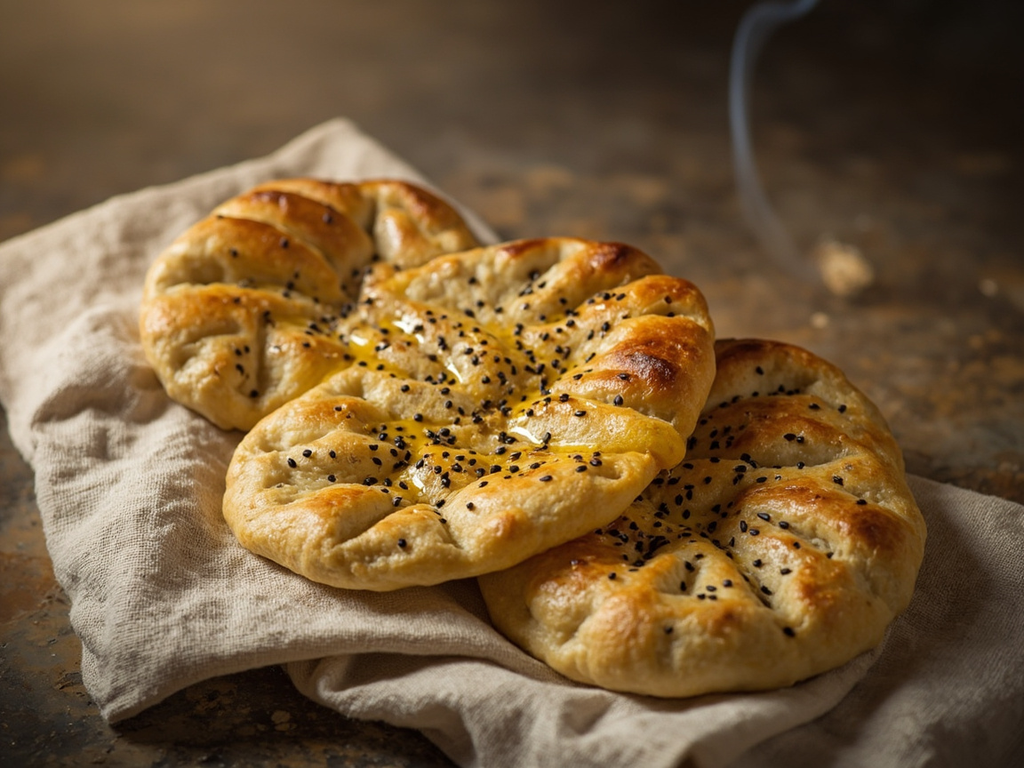 Galettes de fine fleur de farine à l'huile (inspiré de la minha)