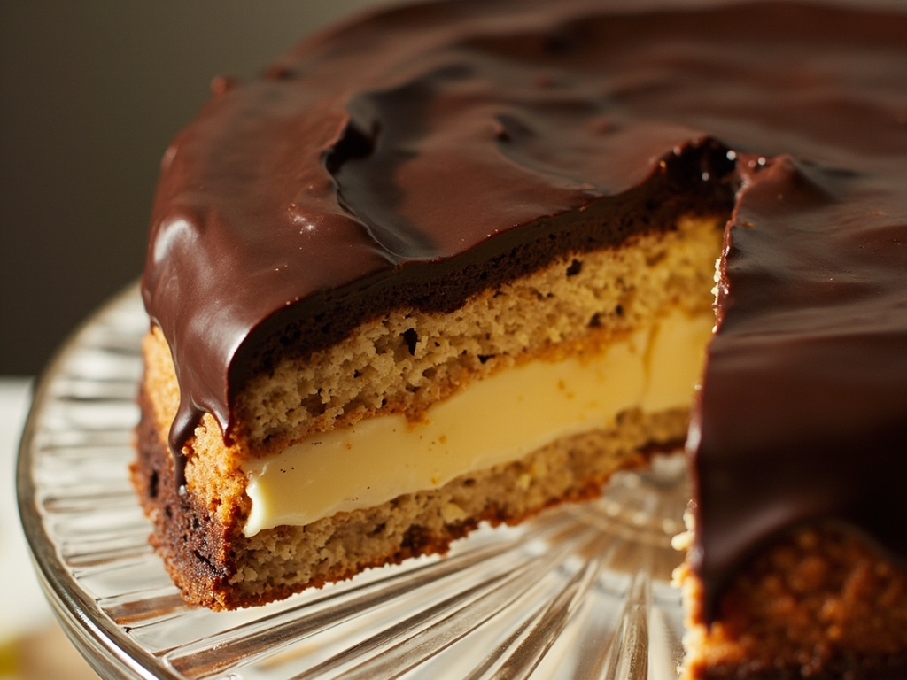 Boston cream pie — gâteau-crème du Massachusetts