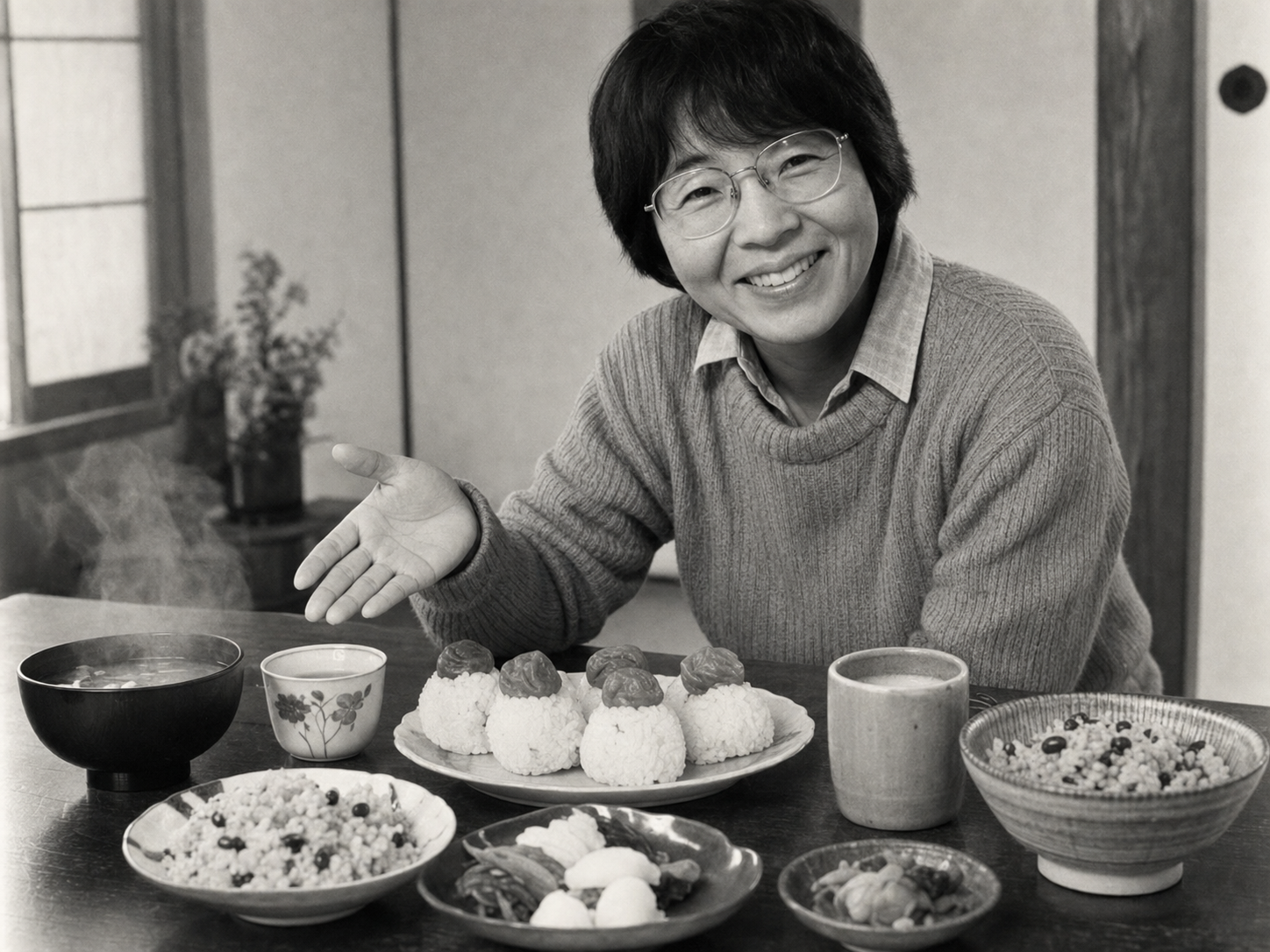 Junko Tabei à table