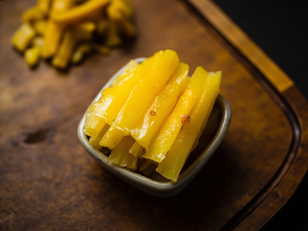 Takuan (radis daikon mariné, conserve d'hiver)