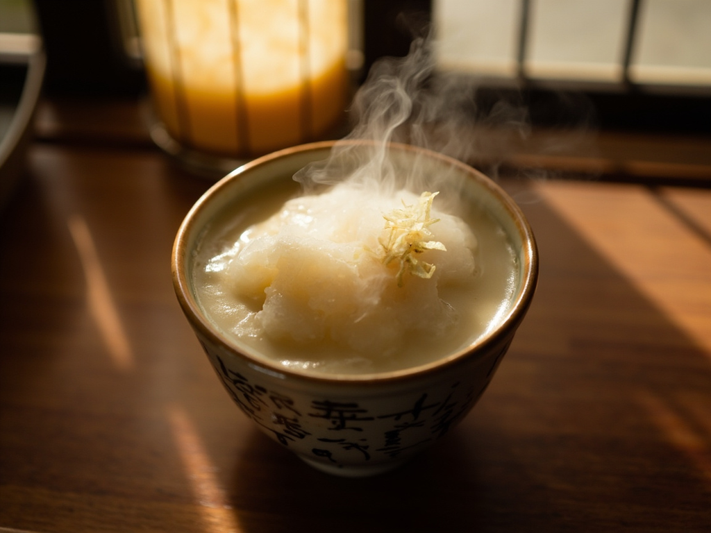 Amazake, breuvage doux de riz fermenté