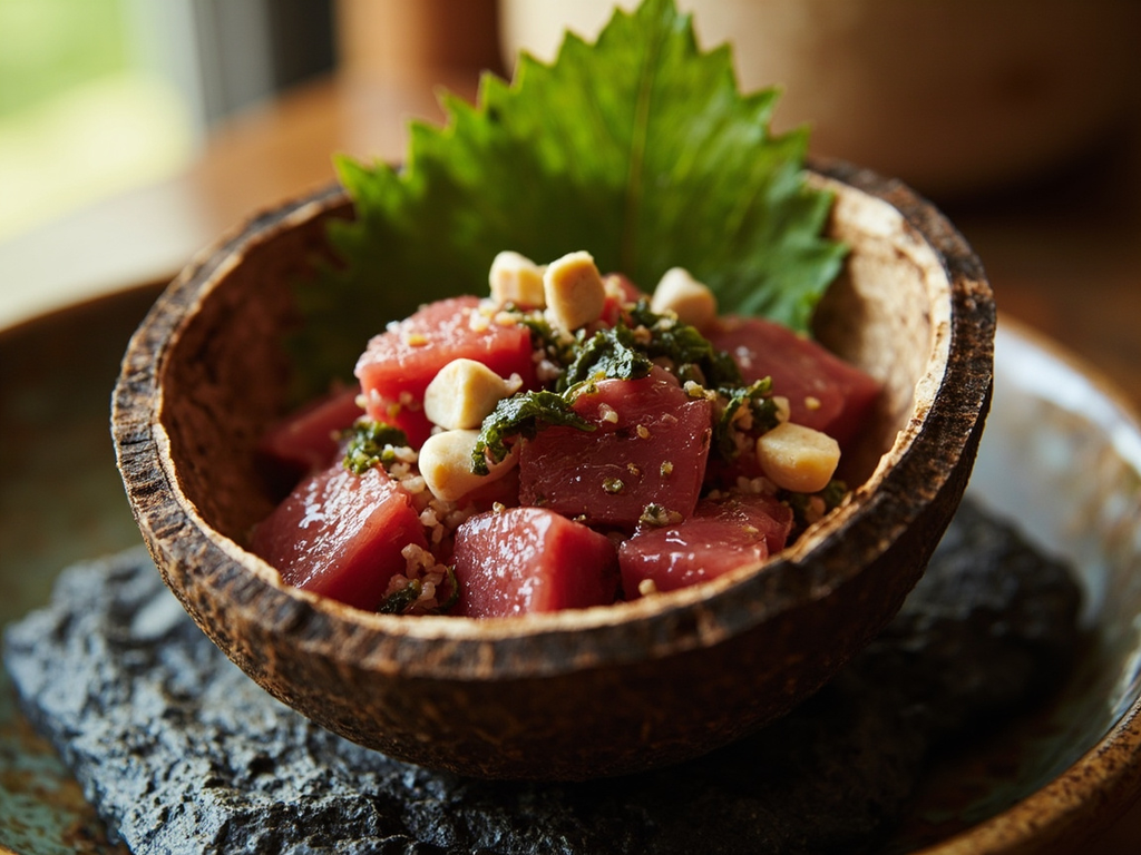 Poke iʻa (seasoned raw fish)