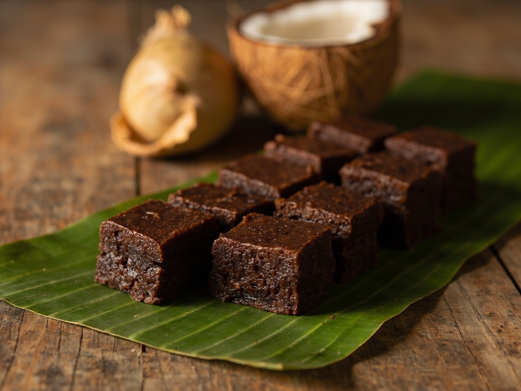 Kūlolo (imu-baked taro and coconut pudding)