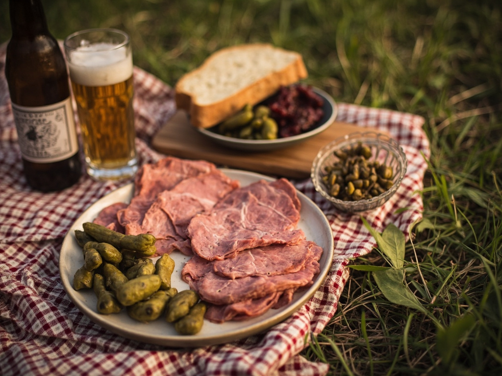 Cold Roast Veal, Hampstead Heath Picnic Style