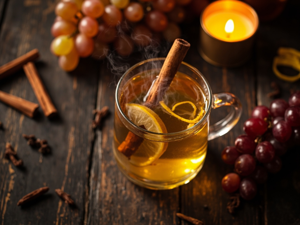Moselle Mulled Wine with Honey and Spices (Glühwein vom Mosel-Riesling)