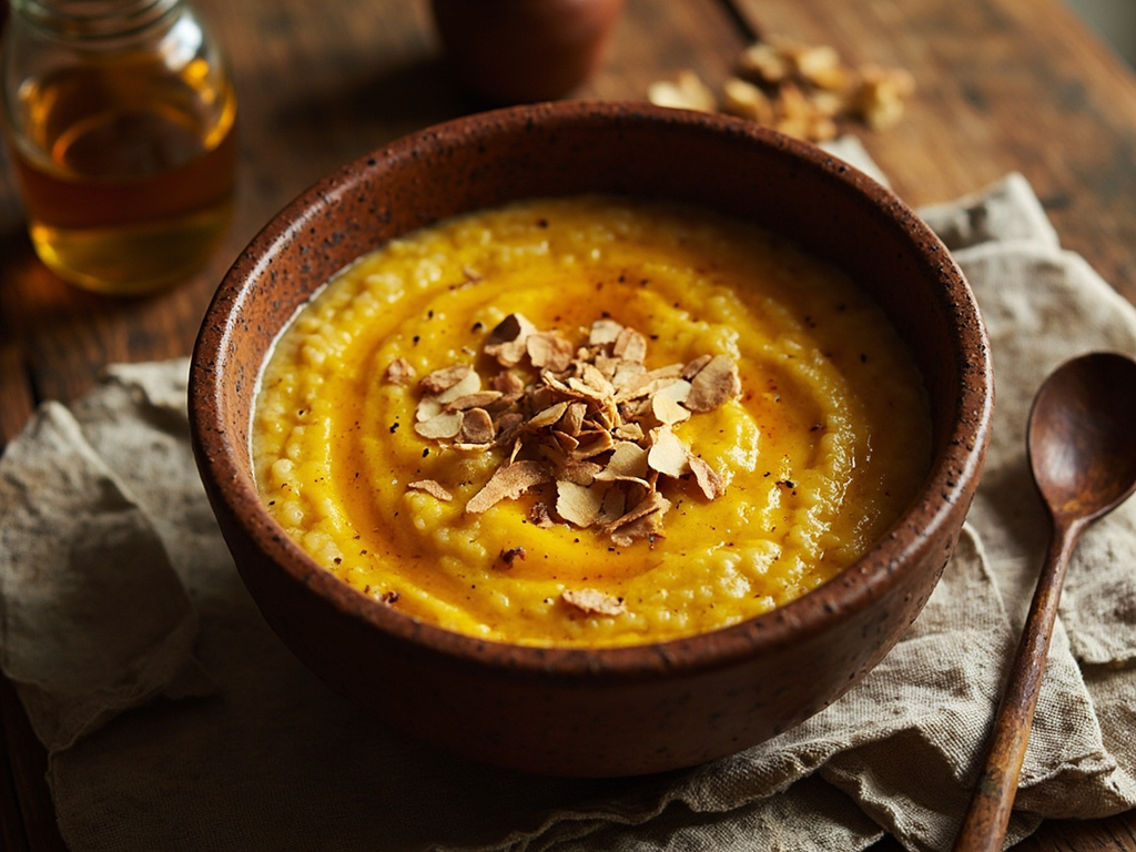 Fromentée aux amandes et au miel