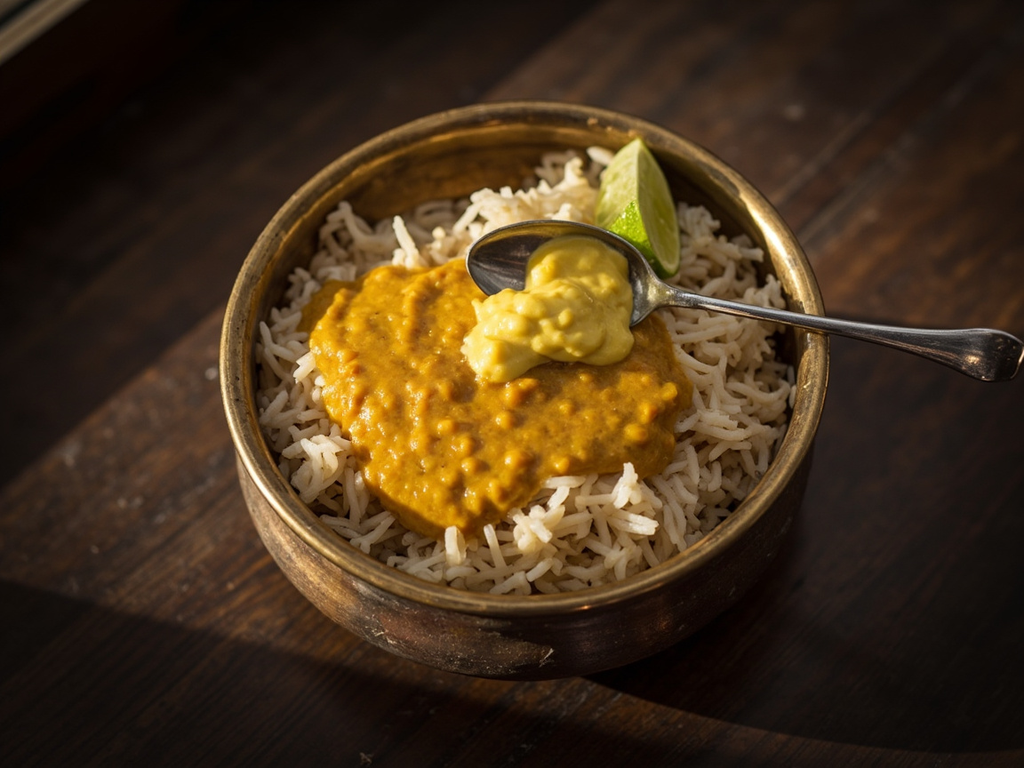 Varan-bhaat with Ghee