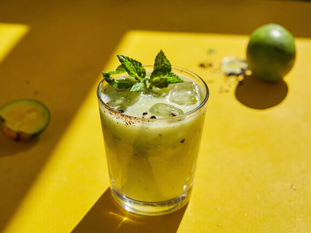 Kairiche panhe (panna de mangue verte)