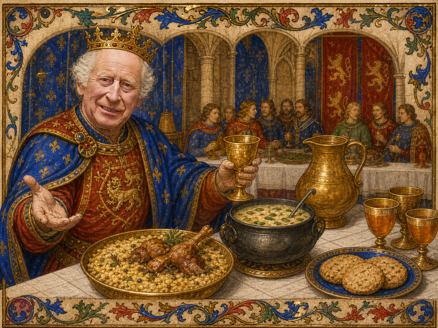 Le Roi Arthur à table