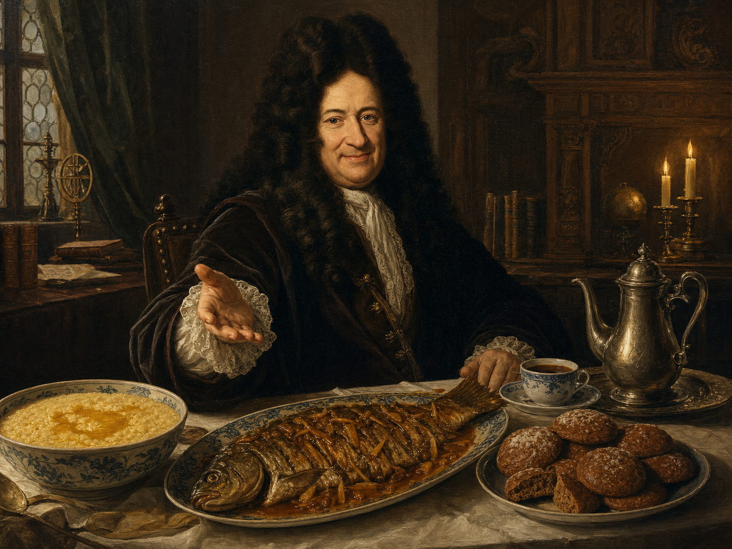 Leibniz à table