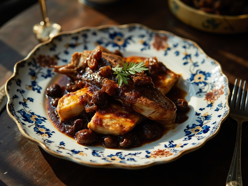 Karpfen süßsauer — Sweet-and-Sour Carp with Gingerbread Sauce