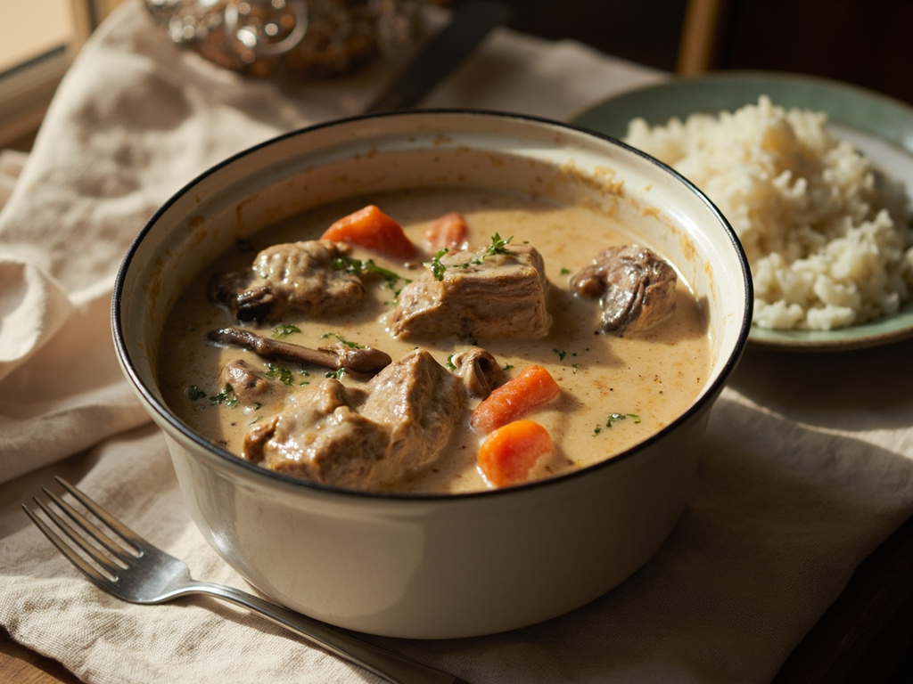 Blanquette de veau à l'ancienne