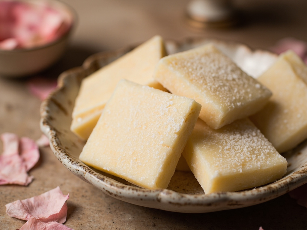 Marzapane aux amandes et eau de rose