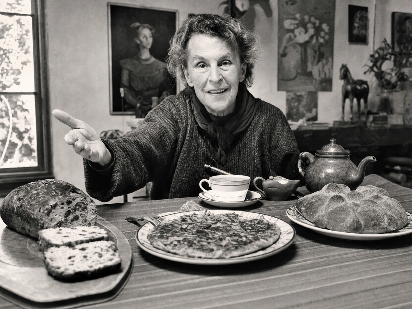 Leonora Carrington à table