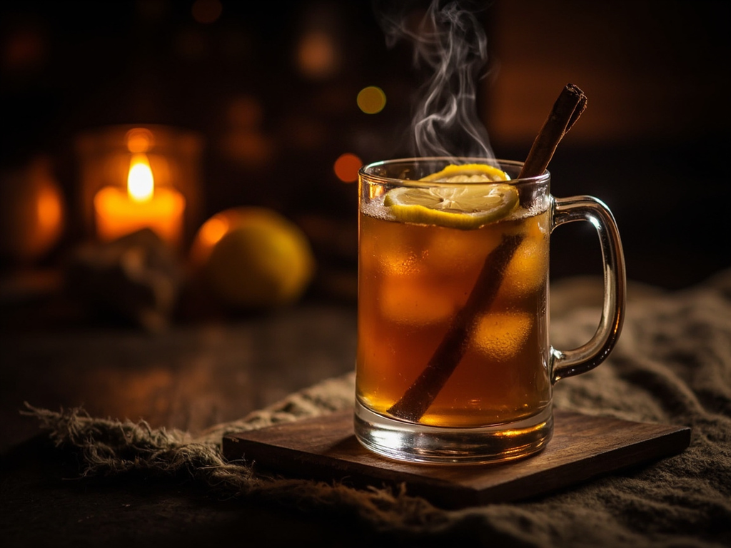 Grog de miel et citron de la veillée