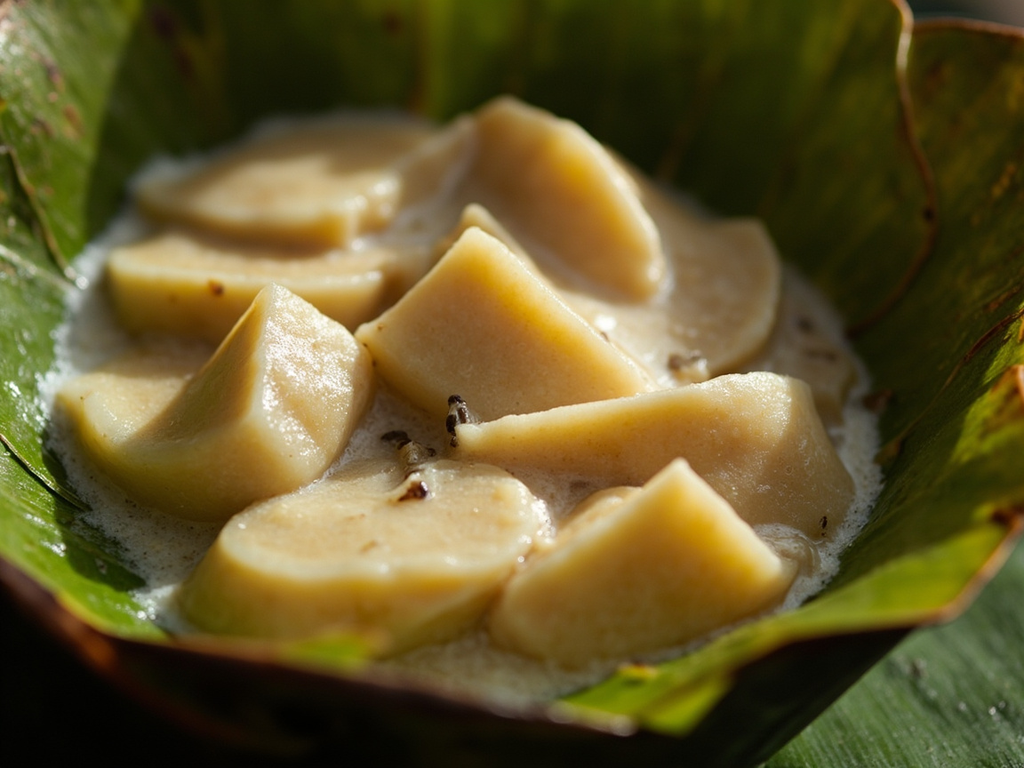 Tubers in Coconut Milk, Inspired by Kanak Fires
