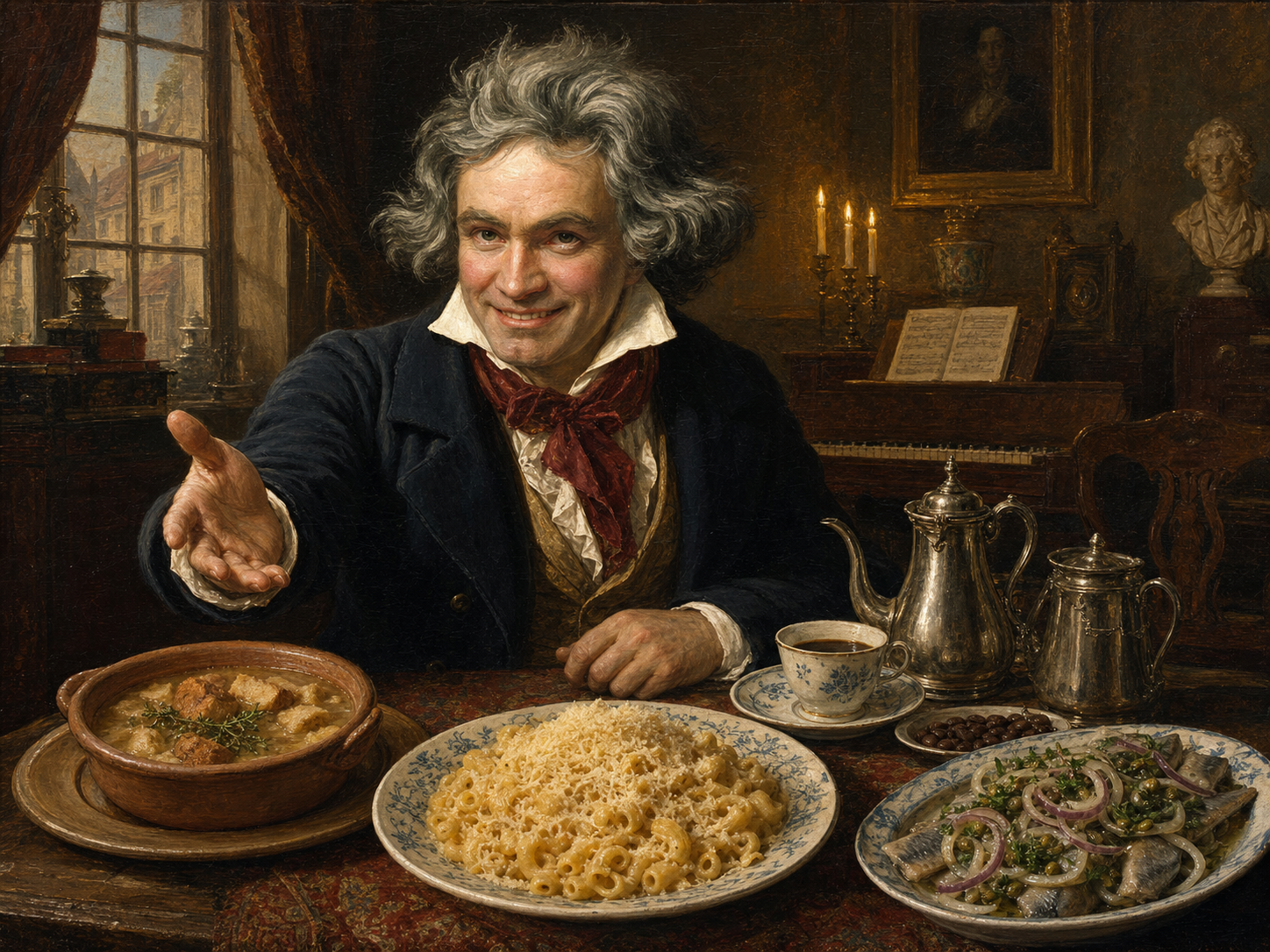 Ludwig van Beethoven à table