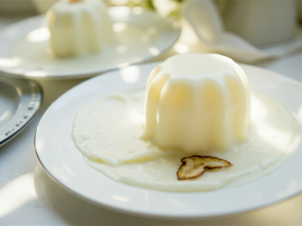 Blanc-manger aux amandes
