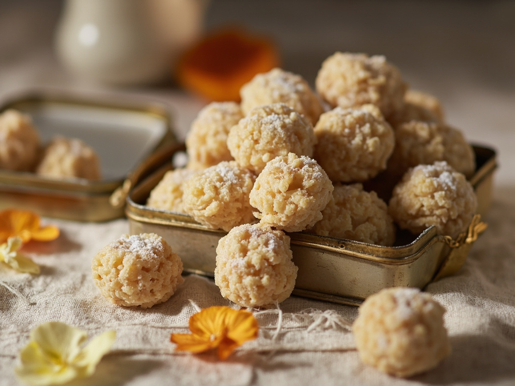 Marzipan with orange blossom water