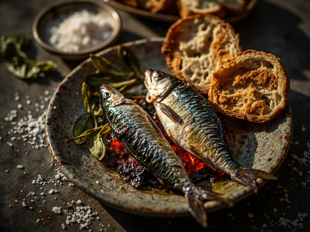Sardinhas de salga (sardines en salaison)