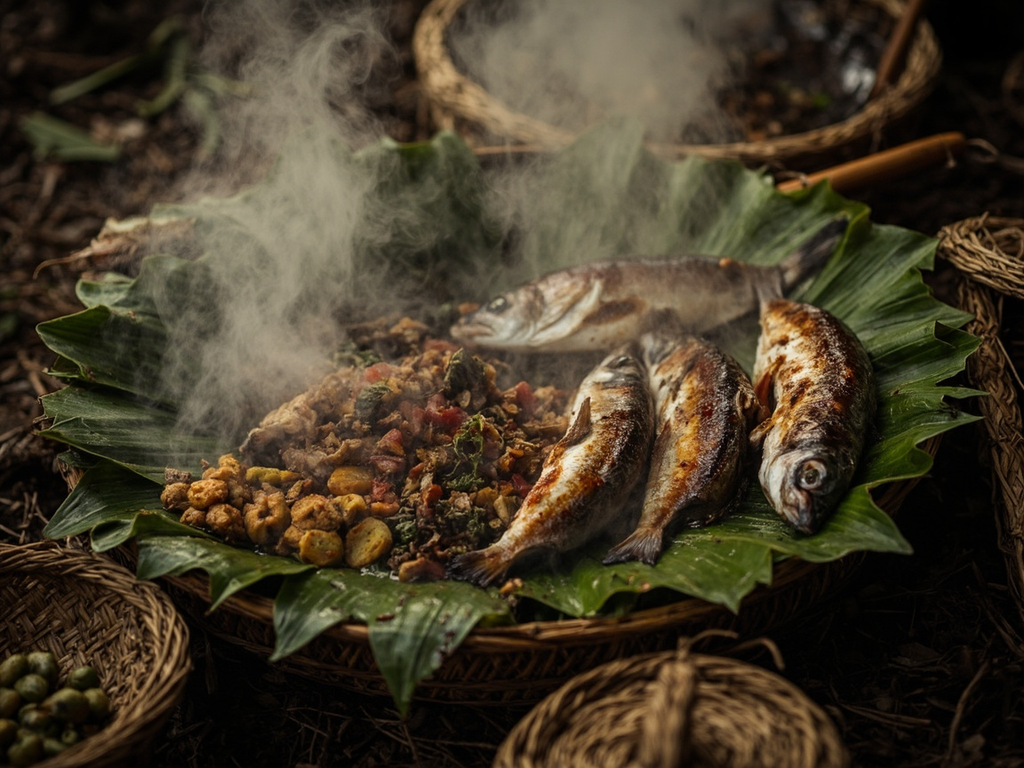Hāngī — kūmara, manu and kaimoana in the earth oven