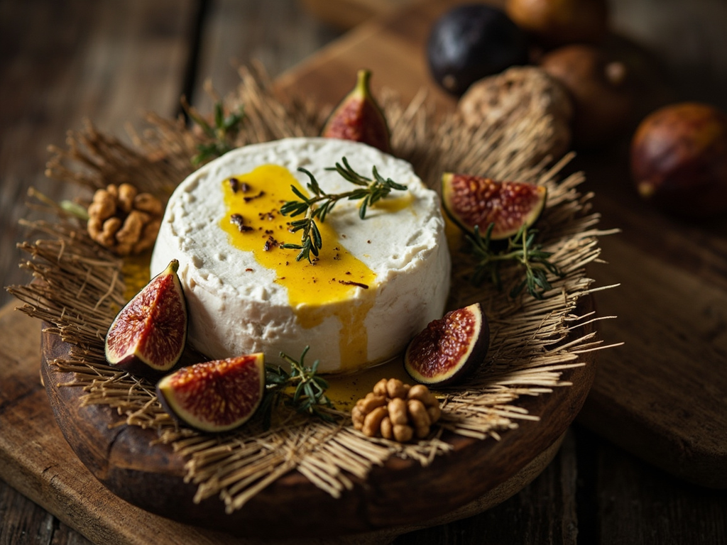 Shepherd's Provision: Fresh Goat Cheese and Dried Figs