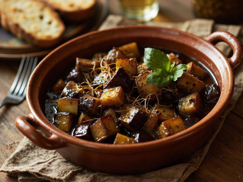 Berenjenas au cumin (aubergines braisées à l'andalouse)