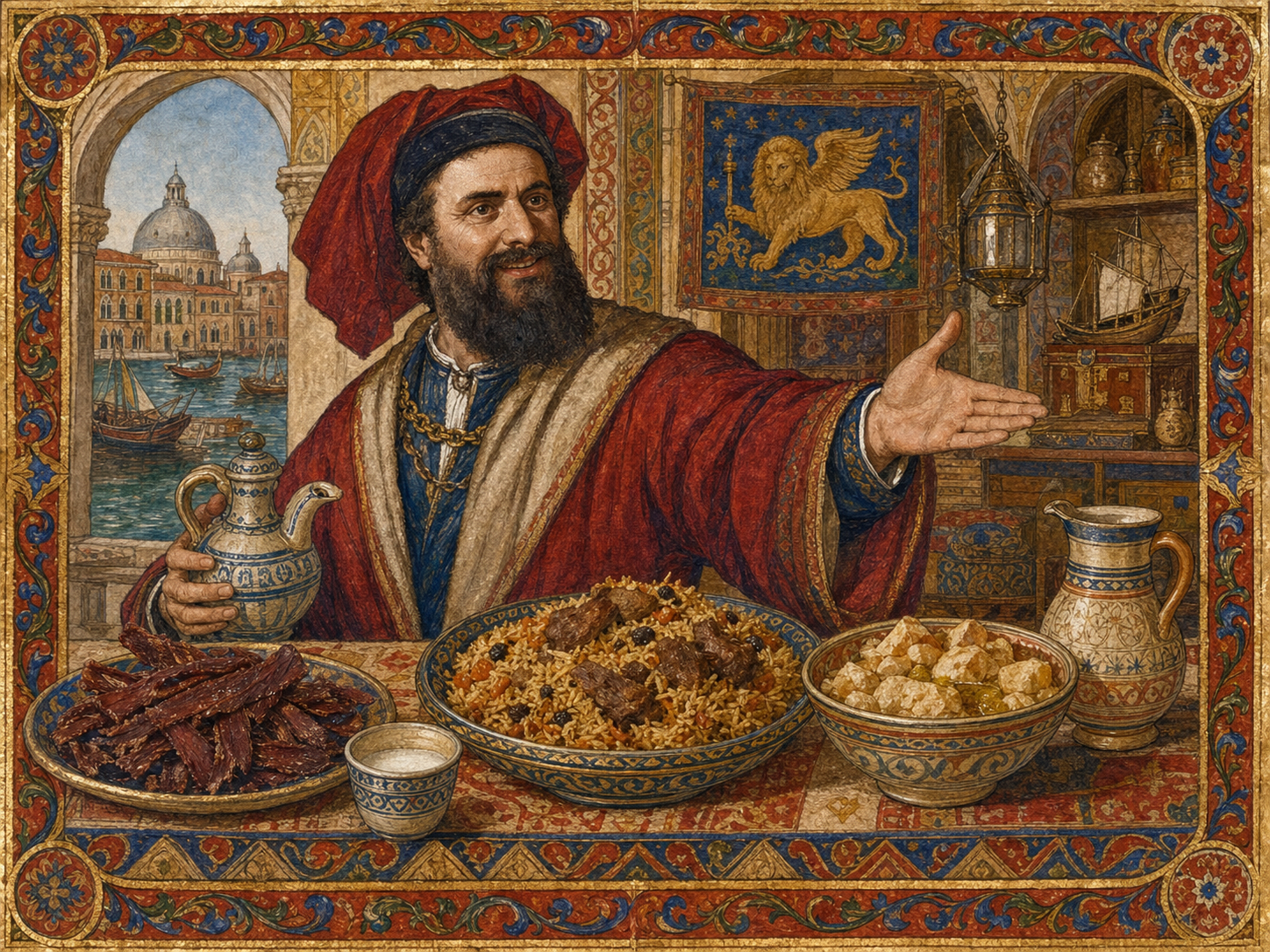 Marco Polo à table