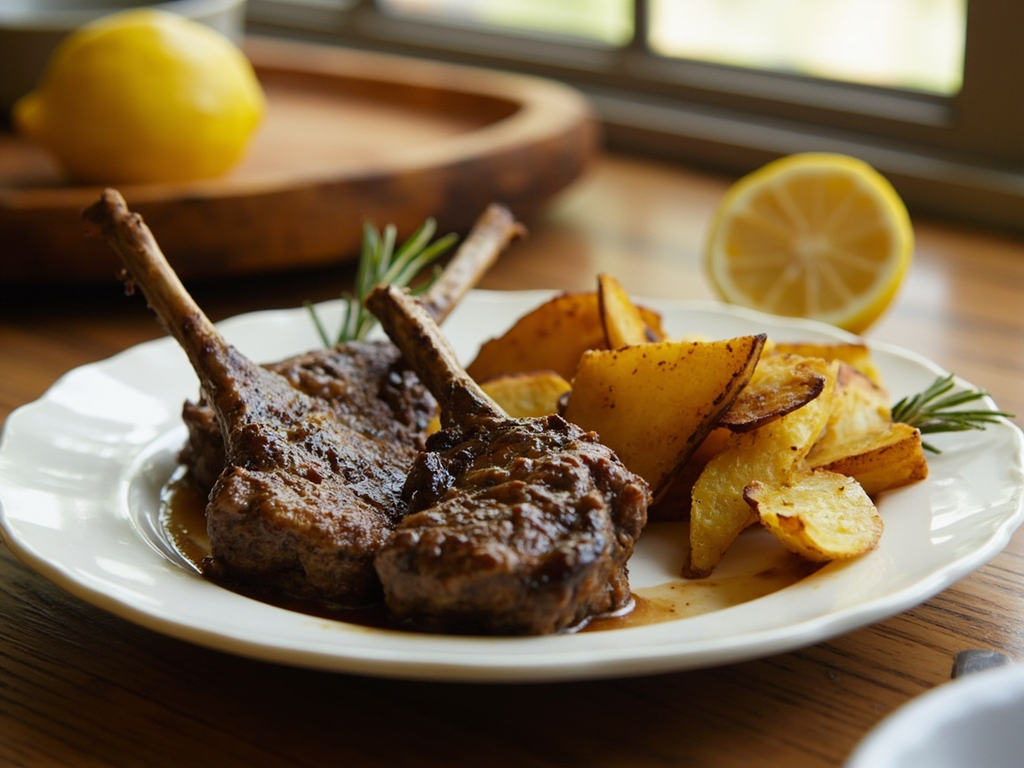 Training Grill Lamb Chops