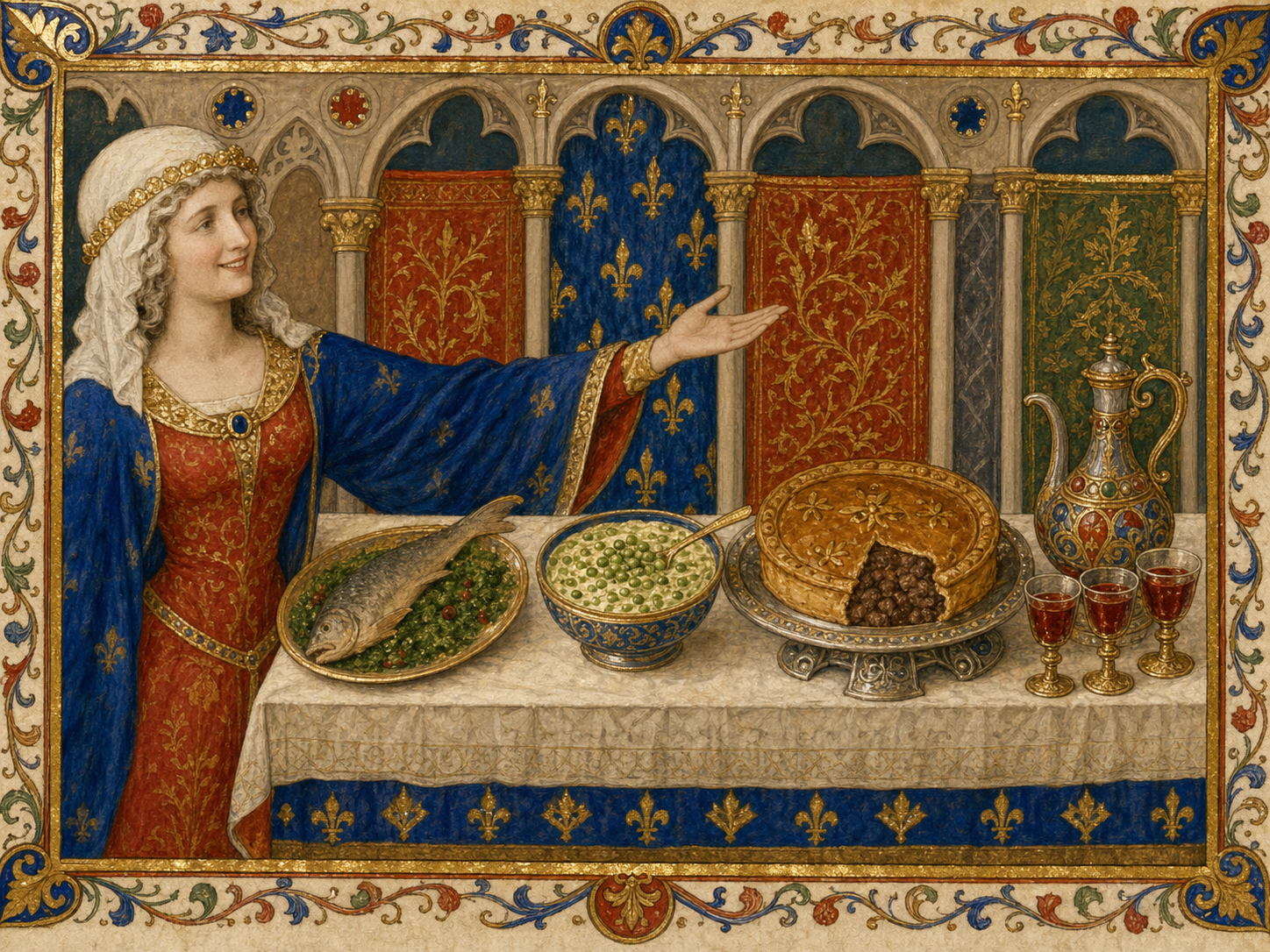 Mélusine à table