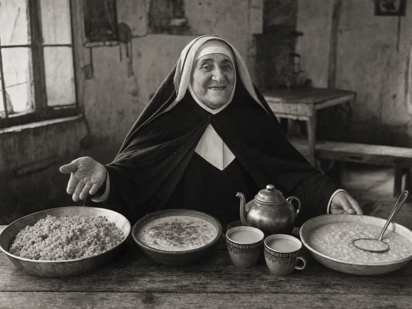 Mère Teresa à table