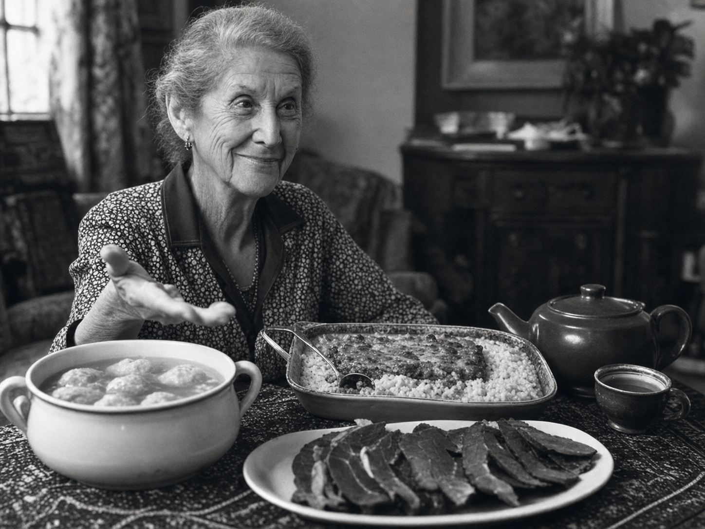 Nadine Gordimer à table