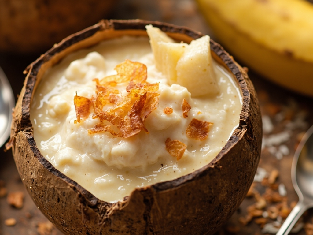 Suafa'i — bananes mûres mijotées à la crème de coco