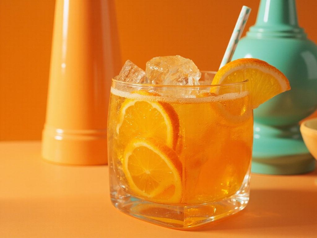 La boisson orange en poudre de l'ère spatiale