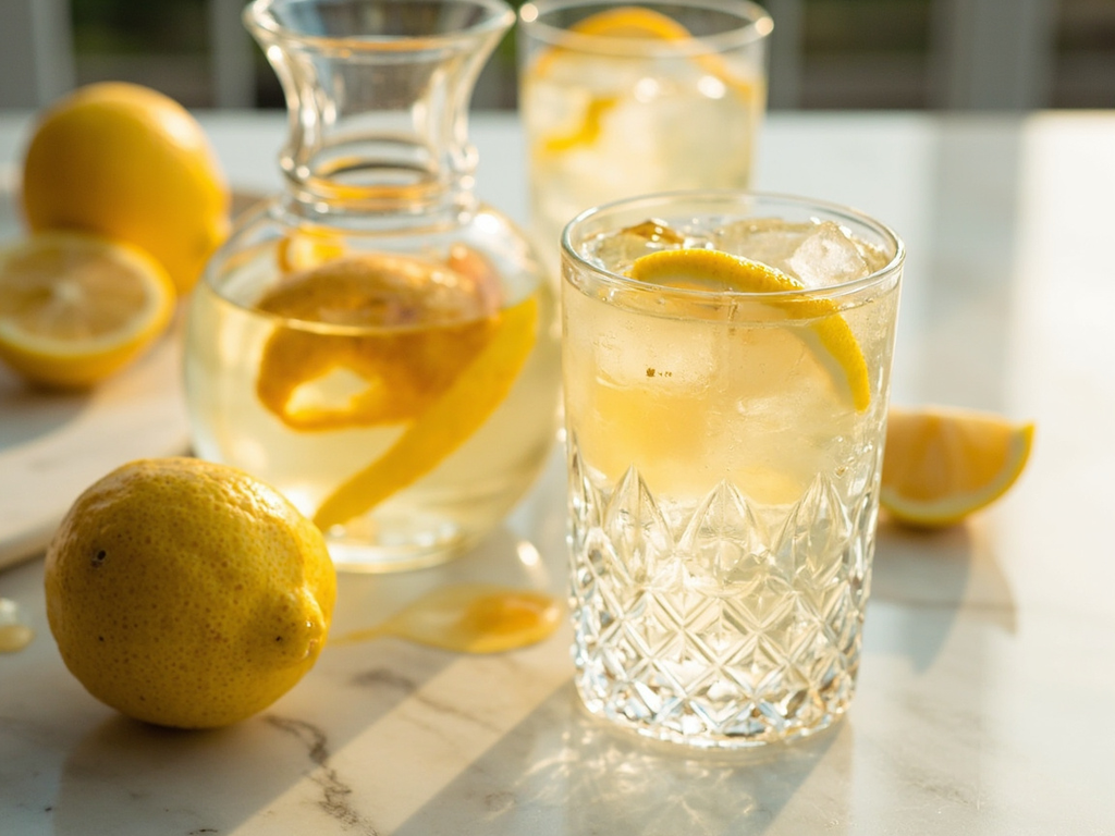 Barley Water with Honey and Lemon